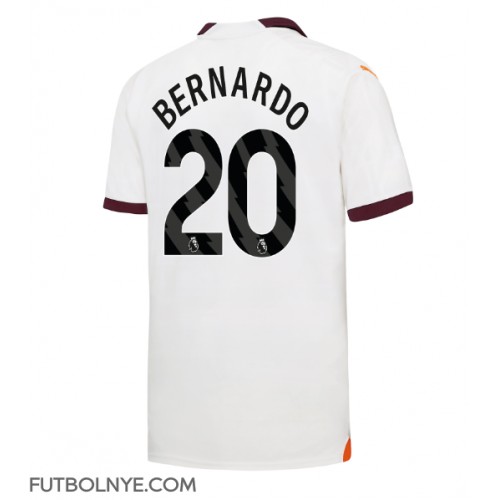 Camiseta Manchester City Bernardo Silva #20 Visitante Equipación 2023-24 manga corta